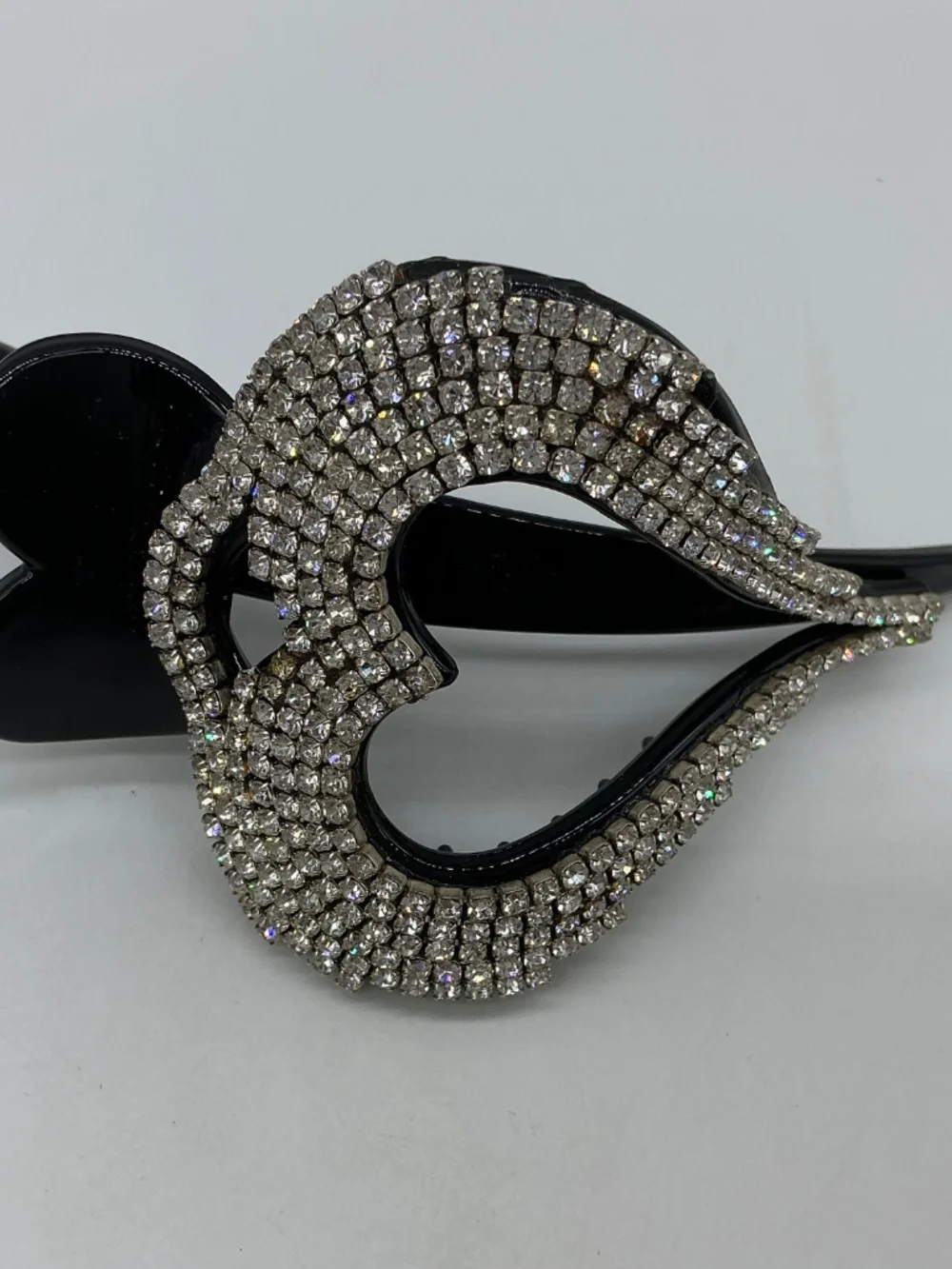 Hair Claw Clips with Rhinestones Vintage